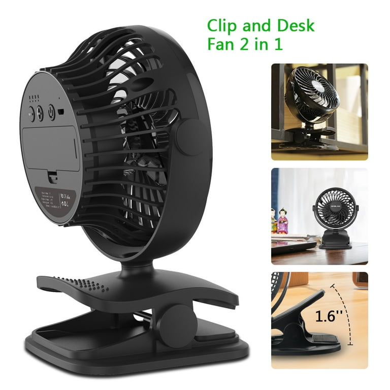  Portable Clip on Fan for BLACK+DECKER 20v Lithium  Battery,Battery Powered Stroller Fan with 3 Energy Efficient Speed Settings  for Bedroom,Outdoor,Camping and Job Site(Tool Only) : Tools & Home  Improvement