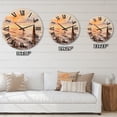 thumbnail image 4 of Designart 'Panorama Of Venice Laguna At Sunset' Nautical & Coastal Wall Clock, 4 of 5