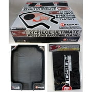 Angle View: Package Deal - "27-Piece Ultimate Wrestling Barricade Playset" & "Floor Mat"  Toy Wrestling Action Figure Accessories