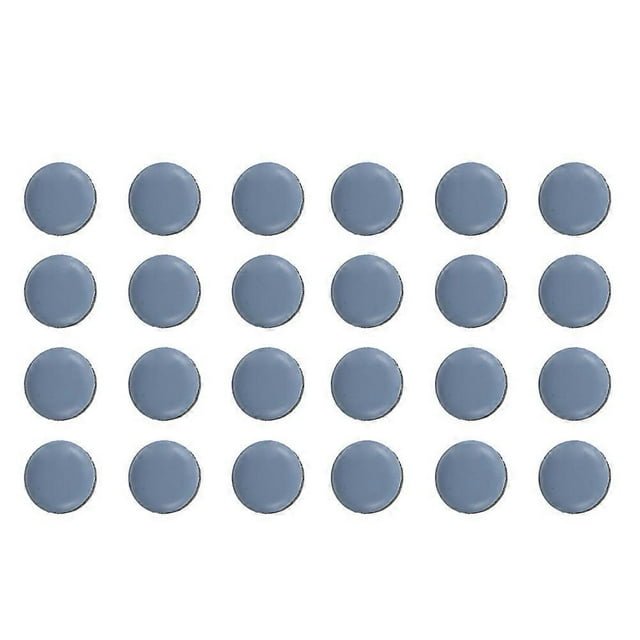 Assorted Color Furniture Glide Nail-on Pad for Chair and Table 24Pcs