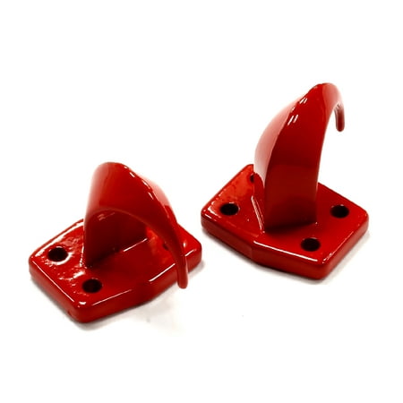 Integy RC Toy Model Hop-ups C25014RED Realistic 1/10 Bolt-On Hooks (L) for Off-Road Trail Rock (Best Axles For Rock Crawling)