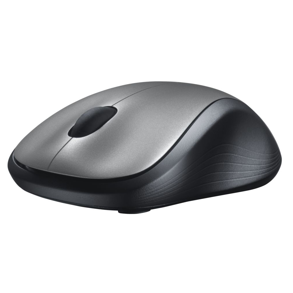 Logitech Full-Size Wireless Mouse, Silver photo 4