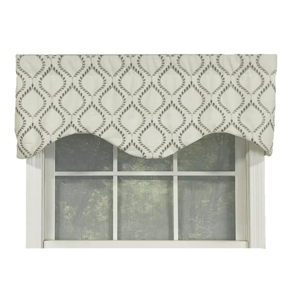 Go Getter Cornice 3" Rod Pocket Valance 50" x 17" Moonstone by RLF Home