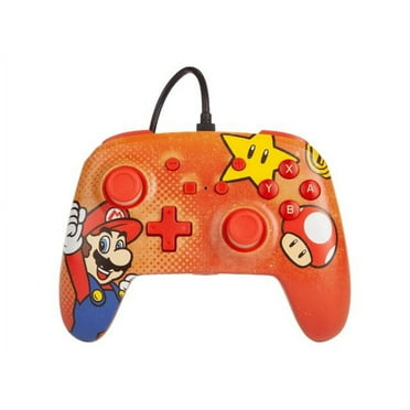 Enhanced Wired Controller for Nintendo Switch - Mario Vintage - Nintendo Switch