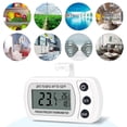 thumbnail image 4 of 2 PCS Thermometer, Digital Fridge Freezer Temperature -20 to 50C, Easy to Read LCD Display (White), 4 of 5