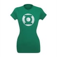 thumbnail image 6 of Green Lantern Dark Green Distressed Symbol Women's T-Shirt-Small, 6 of 7