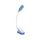 thumbnail image 1 of Luz de estudio de trabajo de lectura con clip recargable Protección ocular ajustable Lámpara de coser LED Habitación de dormitorio Luces de abrazadera de borde de mesa Azul Blanco Scienceny HA009592-02B, 1 of 6