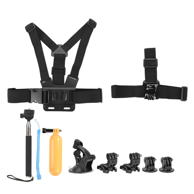 Action Camera Kit,6 in 1 Universal Action Camera Accessories Action Camera Head Strap Unbeatable Value
