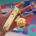 thumbnail image 4 of KC63 dibujos animados Sanrio Hello Kitty Kuromi Purin My Melody Cinnamoroll lindos llaveros muñeco colgante bolsa llavero de coche regalos, 4 of 4