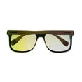 thumbnail image 3 of Converse Matte White Mens Sunglass Rectangle Wrap Plastic, Gradient Lens H118, 3 of 5