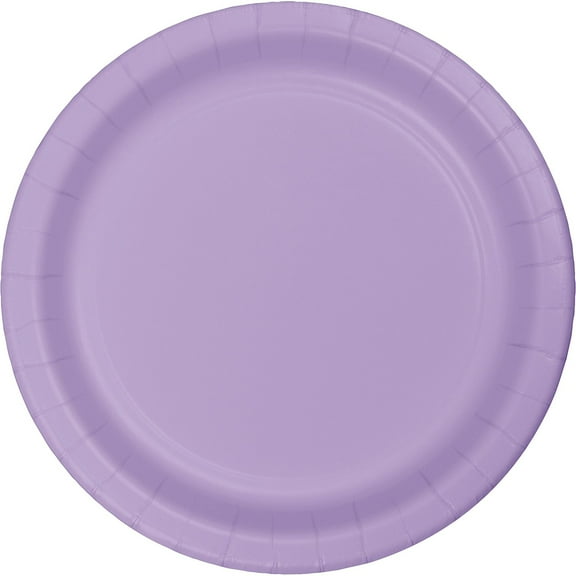 Touch of Color Lunch Plate, 7", Luscious Lavender, 24 Ct