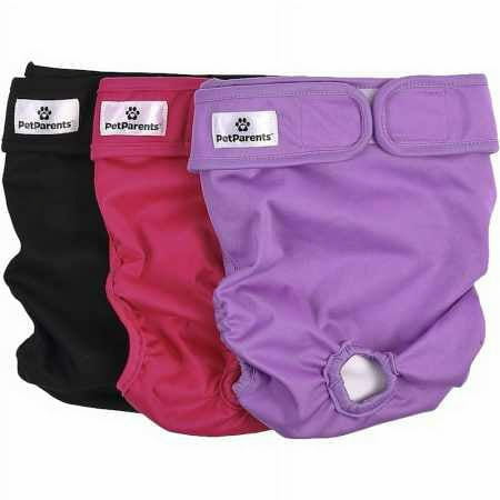 UPC: 0641361998744 | Pet Parents Washable Dog Diapers 3Pack Princess Medium