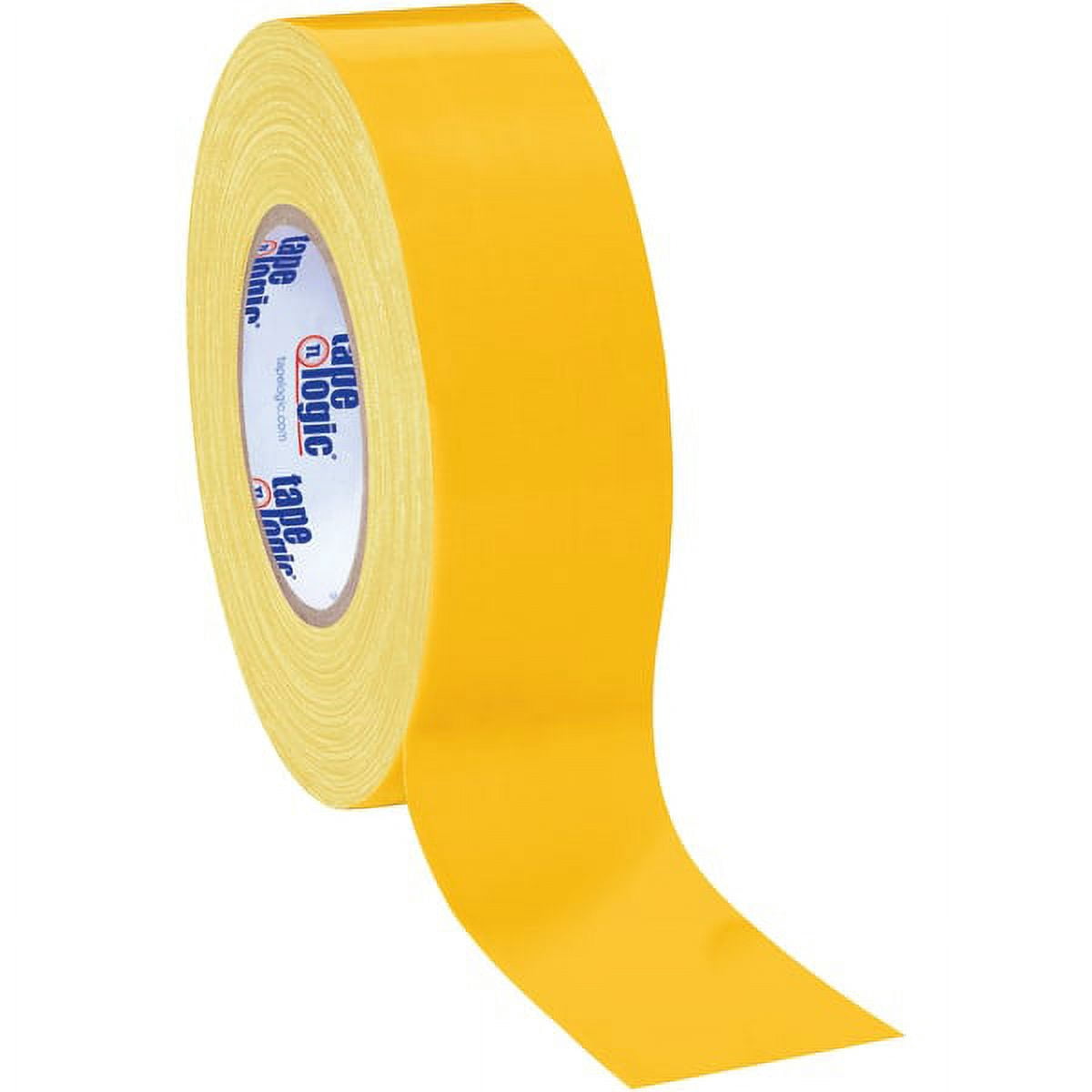 Tape Logic® Color Duct Tape, 3" Core, 2" x 180', Yellow, Case Of 24