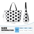 thumbnail image 4 of Fotbe Soccer Ball Bolsa de Viaje para Playa - Resistente al Agua, Bolsa Tote de Gran Capacidad y Ligera con 7 Bolsillos para Mujeres y Hombres, 4 of 7