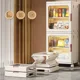 thumbnail image 4 of Caja de almacenamiento plegable de plástico, organizador de aperitivos y juguetes multicapa para el hogar, prácticos gabinetes de almacenamiento con ruedas, 4 of 4
