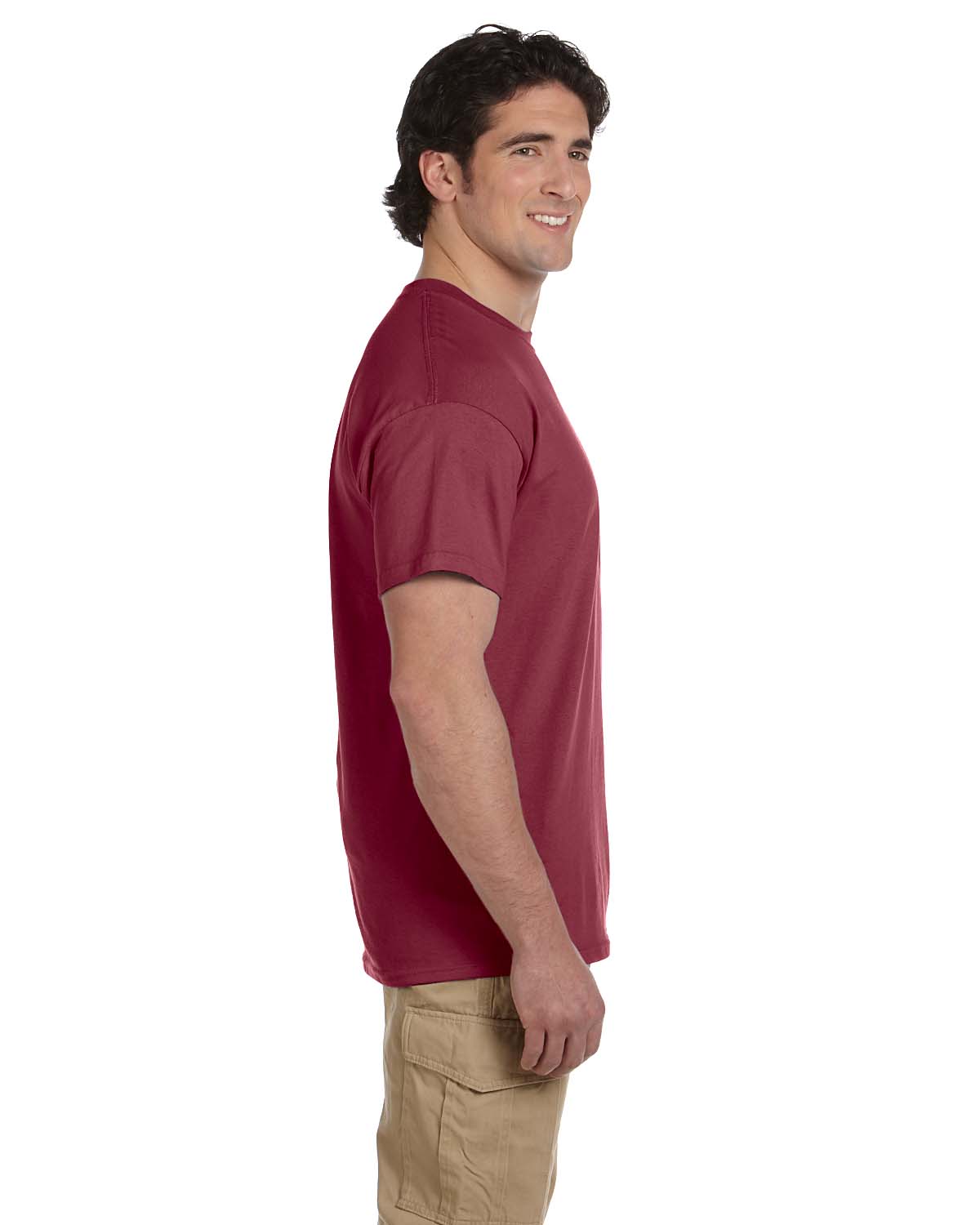 Mens 5.2 oz., 50/50 ComfortBlend EcoSmart T-Shirt 5170 (2 PACK) - image 2 of 3