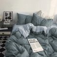 thumbnail image 1 of Yanyangtian Bed Linen Bedding Set Washed Cotton Four-Piece Bed Sheets Set, 1 of 7