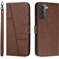 thumbnail image 3 of S22 Case Wallet 2022, for Galaxy S22 Case,[Wrist Strap][Card Holder Slots][Kickstand] Premium PU Leather S22 Phone Cases Flip Cover  Protective for Samsung Galaxy S22 Case (Brown), 3 of 14