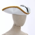thumbnail image 3 of Hsqqdc Unisex Tricorn Colonial Pirate Hat, Historical Hat for Party, 3 of 7