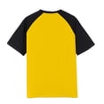 thumbnail image 6 of Maqroz Workout Sets for Men Summer 2-Piece Color Block Tracksuit Set Short Sleeve Athletic Tee and Shorts Sportswear Casual Running Jogging Training Outfit Breathable Quick Dry Active Wear, 6 of 9