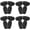 Black*4pairs, variant on Heel Grips Liner Cushions Inserts for Loose Shoes, Heel Pads for Shoes, Anti Slip Shoe Inserts for Too Big Shoes Women Men, Soft Heel Protectors Stop Heel Slip & Blisters