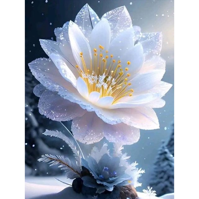Pintura de diamantes JShteea Serie Flores y Plantas 30*40CM