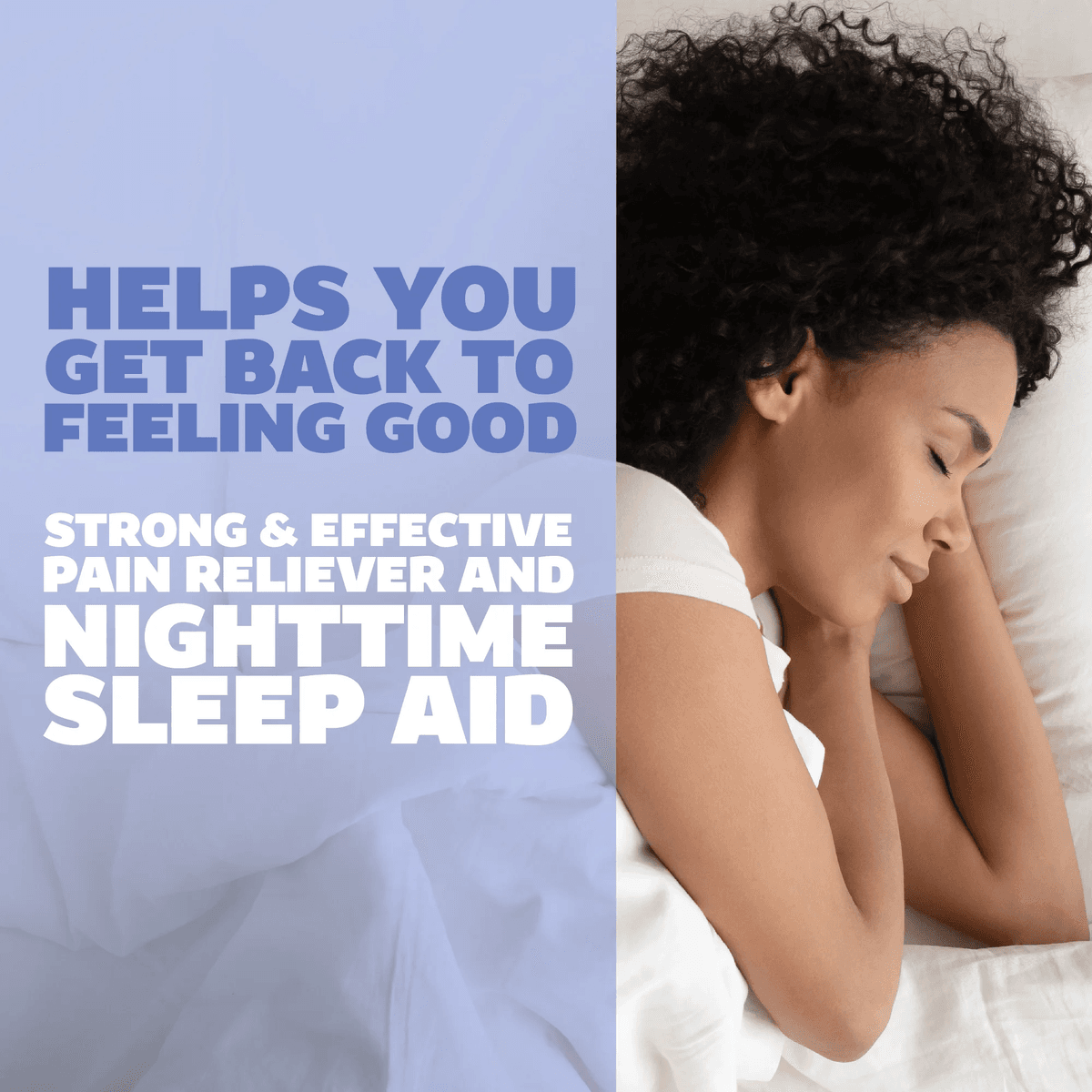 Genexa Extra Strength Pain & Fever PM Acetaminophen & Sleep Aid Caplets, 50 Count