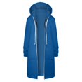 thumbnail image 6 of XUANTAOO Women Zip Up Hoodie Layering Jacket with Pockets Long Sleeve Tops Loose Spring Wear Womens Sweatshirts, 6 of 7