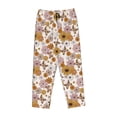 thumbnail image 4 of Naloa Sunflowers And Butterflies Print Women’s Ultra-Soft Comfy Pajama Lounge Pants with Pockets & Drawstring, 4 of 8