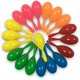 thumbnail image 1 of Maracas OuMuaMua Mini de plástico, 48 unidades, para regalos de fiesta para niños, 1 of 9