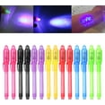 thumbnail image 1 of 14 Invisible Ink Pencils with UV Light Invisible Ink Pen -- Ideal Birthday Gift for Kids Boys Girls, 1 of 6
