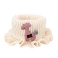 thumbnail image 2 of Daznico Warm Knitted Scarf with Lace for and Kids Winter Neck Warmer Cold Weather, 2 of 6