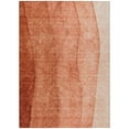 thumbnail image 2 of 8' X 10' Red Copper And Terra Cotta Ombre Washable Indoor Outdoor Area Rug, 2 of 5