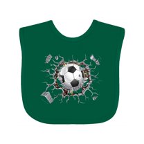 Inktastic Soccer Breakthrough Boys or Girls Baby Bib
