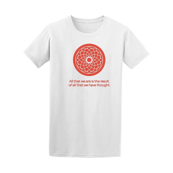 We Are Our Thoughts Mandala Men's Tee - Image by Shutterstock