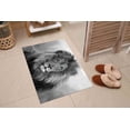 thumbnail image 5 of Entryway Rugs, Small Rugs, Animal Rugs, Dining Room Rug, Wild Lion Rug, Blue Eyed Lion Rug, Wild Lion Rug, Car Mat Rugs, Black and White Rug, 3.3'x6.5' - 100x200 cm, 5 of 8