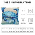 thumbnail image 5 of Ocean Throw Pillow Cover Coastal Cute Sea Turtle Octopus Seahorse Crabs Summer Green Watercolor Coastal  Cushion Cover Home Decor Sofa Car Bedroom Pillows Covers,, 5 of 5