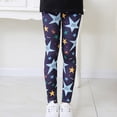 thumbnail image 6 of LYMAYTER Kids Girls Thin Leggings 2PCS Baby Cartoon Print Bottoms Pants Toddler Stretch Trousers for 1-10 Y, 6 of 8