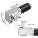 thumbnail image 5 of Motor de engranaje de tornillo sin fin Uxcell DC24V 28RPM con codificador, 5 of 7