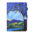 thumbnail image 2 of SaniMore Wallet Case for iPad 10th Generation 10.9" 2022, Auto Wake/Sleep PU Leather Case Shockproof TPU Shell Painted Magnetic Clasp Card Slot Pen Holder Anti-slip Strip Stand Drop-proof Case, Tree, 2 of 9