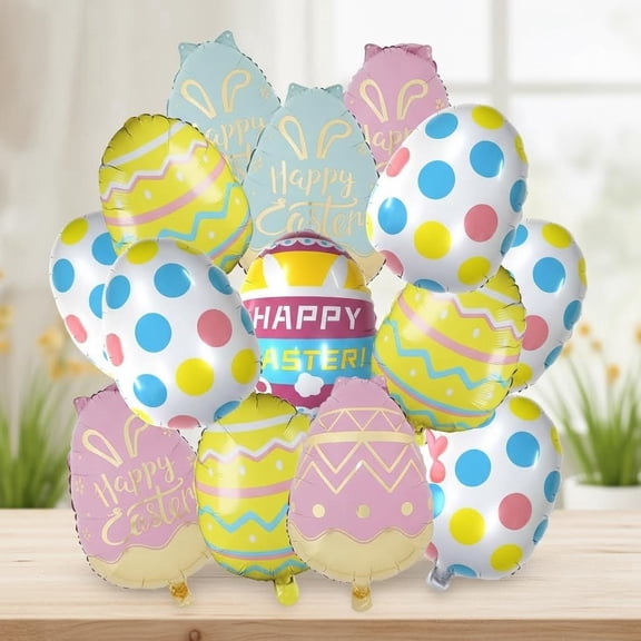 Easter Egg Balloons - Bunny Foil Balloon for Party Decoration