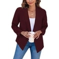 thumbnail image 1 of IMENGL Jackets Long Sleeve Lapel Button Slim Jacket Plus Size Work Coat, Red XL, Size M-2XL, 1 of 6