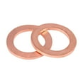 thumbnail image 3 of 30pcs Copper Crush Washer Flat Sealing Gasket Ring Spacer for Car 14 x 20 x 1.5mm, 3 of 3