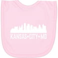 thumbnail image 2 of Inktastic Kansas City Missouri Skyline Mo Cities Newborn Bib, 2 of 3
