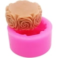 thumbnail image 1 of Moule à Savon en Silicone Floral Rond Populaire 0140, Moules à Savon Faits Main, 1 of 6