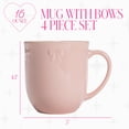 thumbnail image 6 of Paris Hilton 4pk 16oz London Mug Pink, 6 of 6