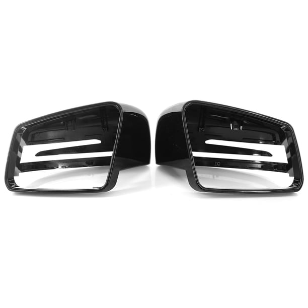 1 par de cubiertas de espejo retrovisor de repuesto negro para Benz E