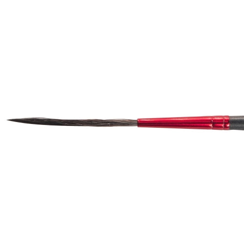 Andrew Mack Wizard Black Widow Scroll Striper Brush Series WBW Size 0 by Andrew Mack Brush