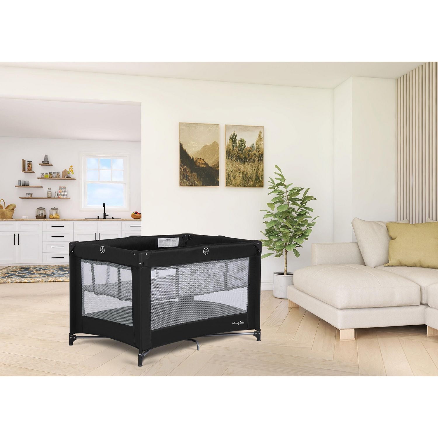 Parc de jeu portable Dream On Me Zazzy avec berceau