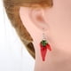 thumbnail image 2 of 2 Pares de Guindilla de Racimo de Cristal de Rojo Caliente Cuelgan, 2 of 9
